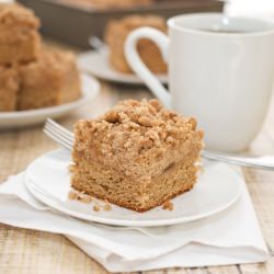 Coffee Cake with Crumble Topping