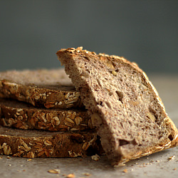 No-Knead Country Wheat Bread