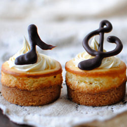 Mini Musical Cheesecake Tarts