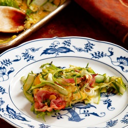 Polenta with Asparagus and Gouda