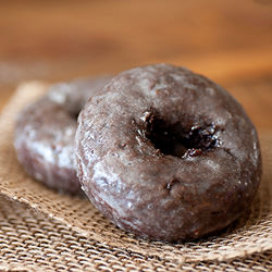 Glazed Chocolate Donuts