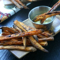 Crispy Old Bay Sweet Potato Fries