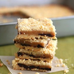 Salted Caramel Crumb Bars