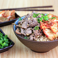 Kimchi Bulgogi Rice Bowl