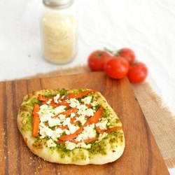 Smoked Salmon Pesto Pizza
