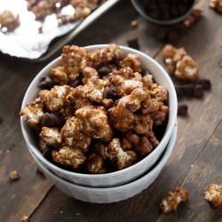 Salted Chocolate Caramel Popcorn