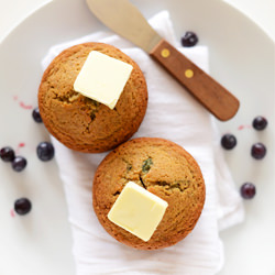 Gluten Free Blueberry Muffins for 2