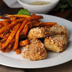 Pretzel-Crusted Chicken Nuggets