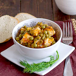Chicken and Peas Stew