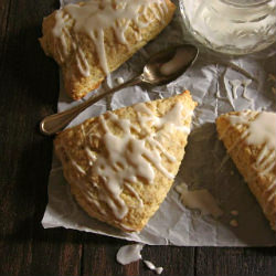 Lime & Ginger Scones