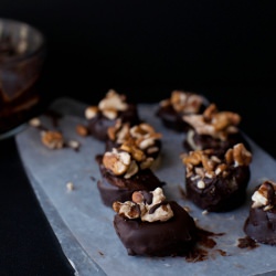 Frozen Dark Chocolate Banana Bites