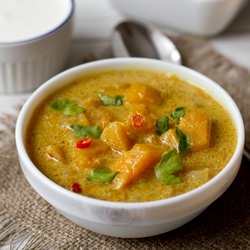 Pumpkin Curry with Coconut Milk