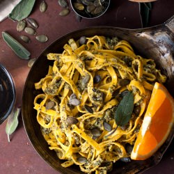 Pumpkin Tagliatelle with Seed