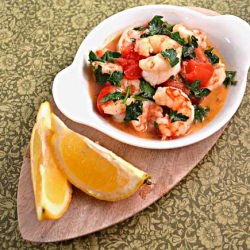 Lemony Garlicky Shrimp