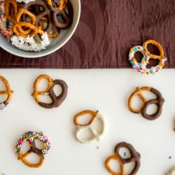 Chocolate Dipped Pretzels