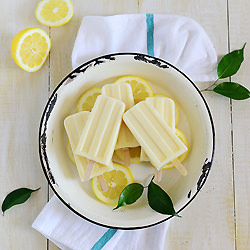 Dulce De Leche Lemon Popsicles