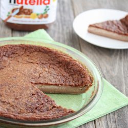 Nutella Custard PIe