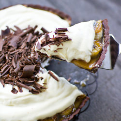 Chocolate Passionfruit Banoffee Pie