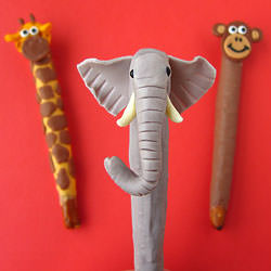 Jungle Animal Pretzel Sticks