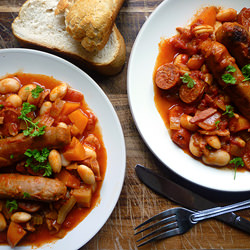 Sausage, Bean & Veg Casserole