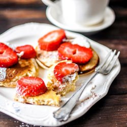 Pancakes with Strawberries