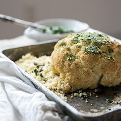 Whole Roasted Cauliflower