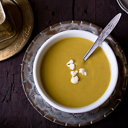 Curry Cauliflower Parsnip Soup