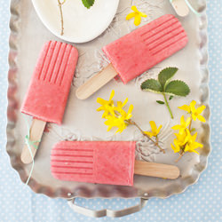 Strawberry Smoothie Popsicles