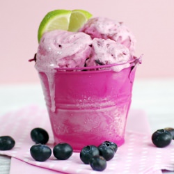 Blueberry & Lime Ice Cream