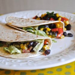 Black Bean Salsa Tacos