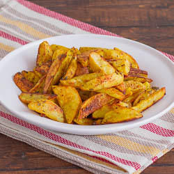 Crispy Indian Spiced Potato Wedges