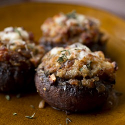 Stuffed MIni Portobello Mushrooms