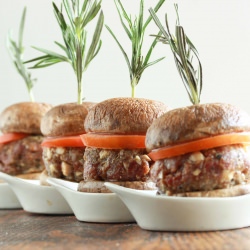 Mushroom Beef Sliders