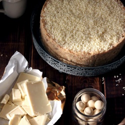 White Chocolate Caramel Cake