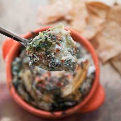Spinach Artichoke Dip with Cayenne
