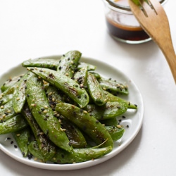 Roasted Sugar Snap Peas