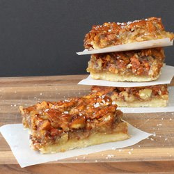 Salted Pecan Pie Bars