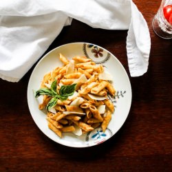 Penne with Tomato and Almond Pesto