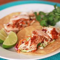 Mahi Mahi Fish Tacos & Citrus Slaw