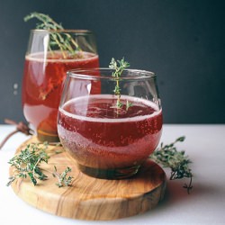 Blueberry Thyme Soda