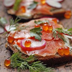 Smoked Salmon Smørrebrød