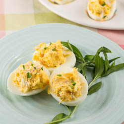 Crab Deviled Eggs