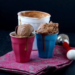 Chocolate Pomegranate Ice Cream