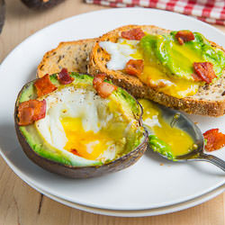 Avocado, Bacon and Eggs