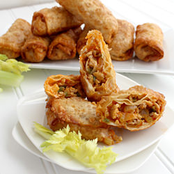 Buffalo Chicken Egg Rolls
