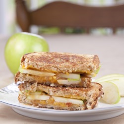 Caramel Apple Grilled Cheese