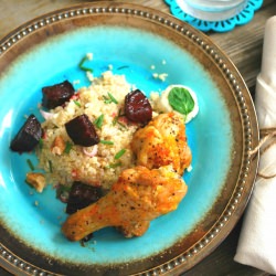 Orange Glazed Chicken with Feta