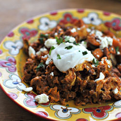 Soyrizo and Eggs w/ Two-Potato Hash
