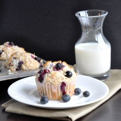 Toasted Coconut Blueberry Muffins