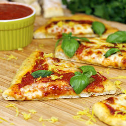 30 Min Lemon Herb Margherita Pizza